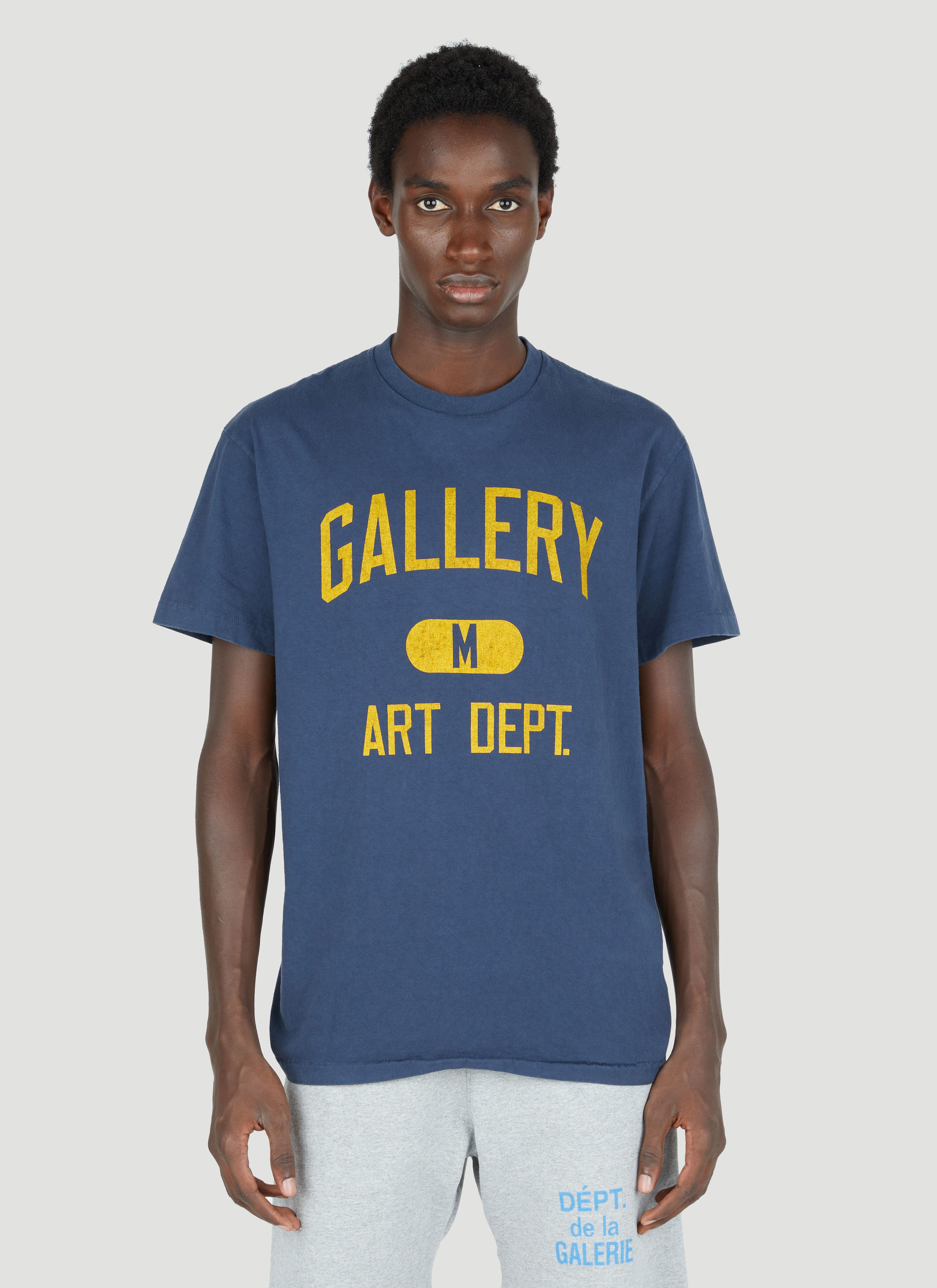 Gallery Dept. Logo Print T-Shirt White gdp0153021