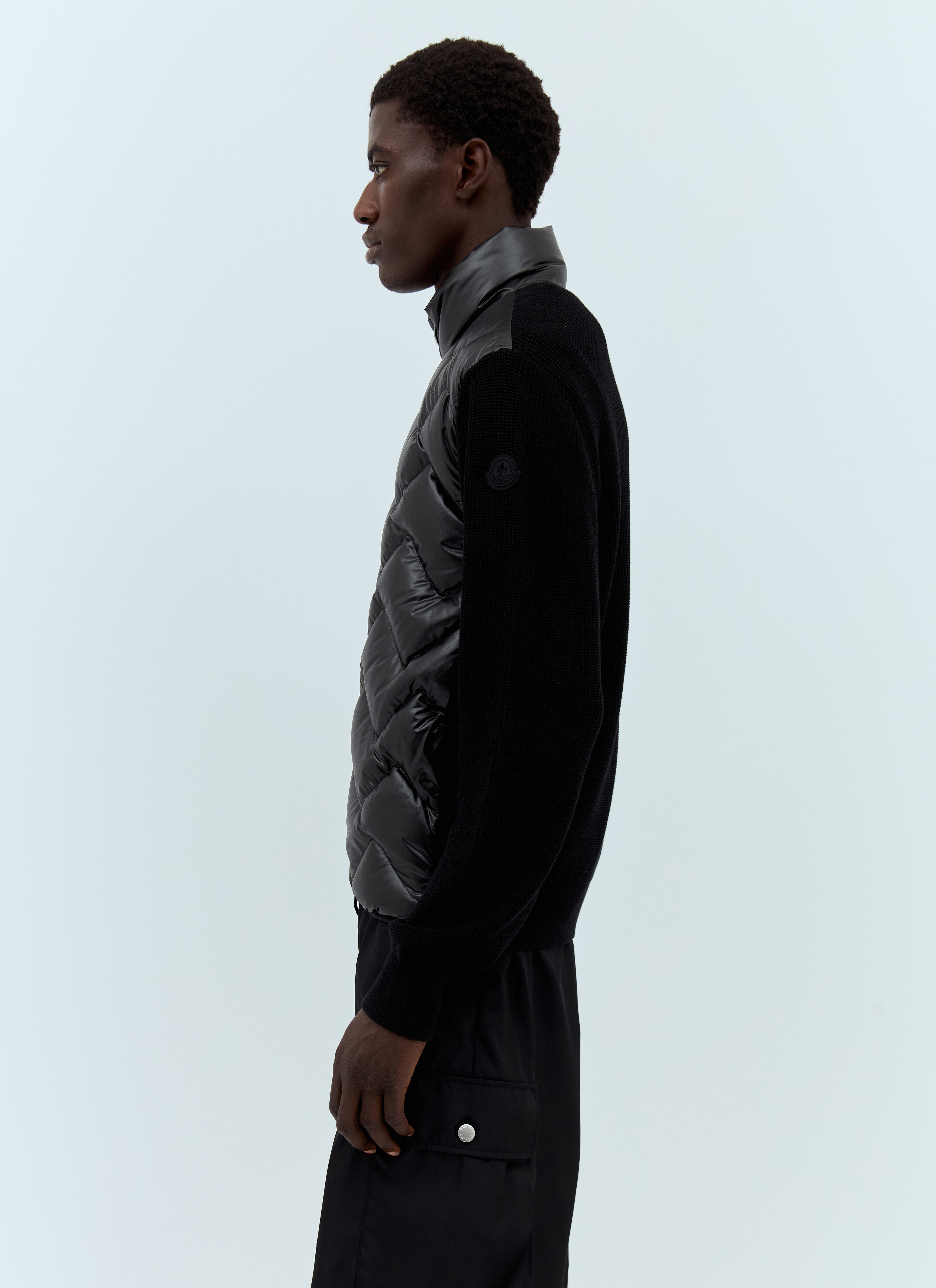 Mens black zip up cardigan online