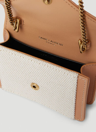 Saint Laurent Mini Gaby Shoulder Bag Beige sla0252068