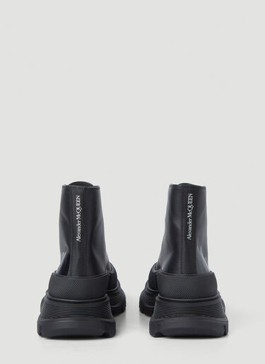 Alexander McQueen Tread Slick Ankle Boots Black amq0246030
