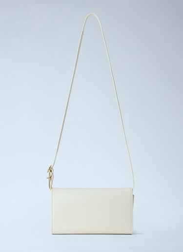 Jil Sander All-Day Shoulder Bag White jil0264042