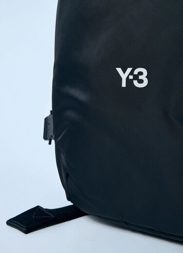 Y-3 Logo Patch Backpack Black yyy0160009
