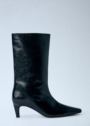 JUDE Cave Mid Calf Boots Black jud0265003