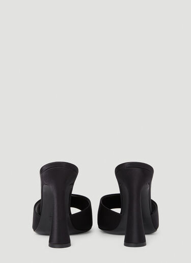 Saint Laurent Suite High Heel Mules Black sla0251176