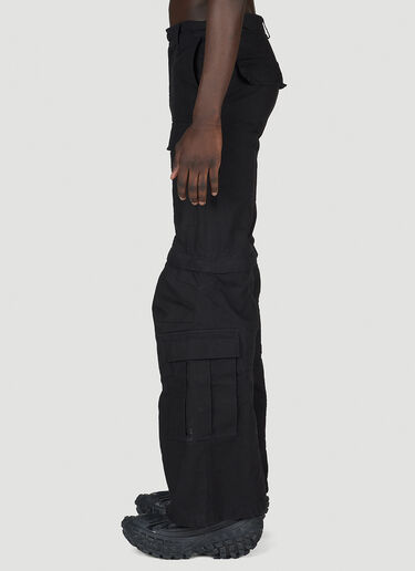 Balenciaga Flared Cargo Pants Black bal0154006