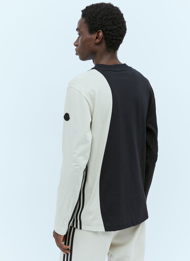 Moncler x adidas Originals Colour-Block Long Sleeve T-Shirt Black mad0154007