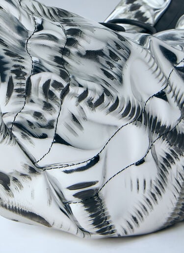 Innerraum Object HM2 Small Crunch Half Moon Bag Silver inn0363012