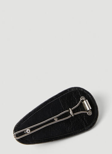 Balenciaga Cagole Hair Clip Black bal0254050