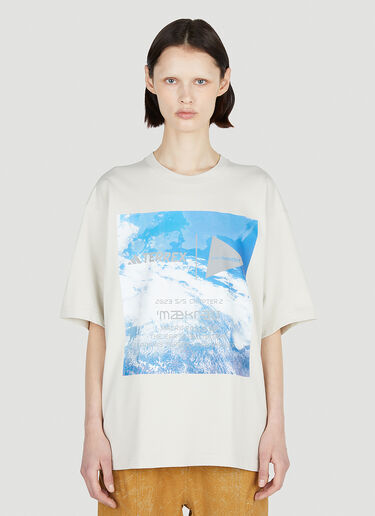 adidas Terrex x And Wander グラフィックプリントTシャツ ホワイト ata0352001