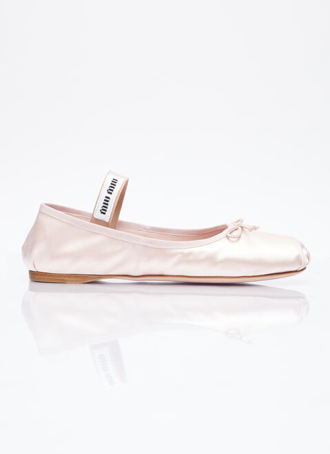 Miu Miu Ballerina Flats Grey miu0254025