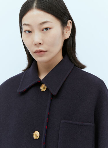 양면 홀스빗 체인 코트 Gucci 양면 홀스빗 체인 코트 블루 guc0253027