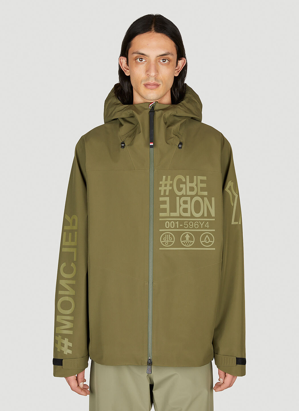 Moncler Grenoble 펠 재킷 브라운 mog0155002