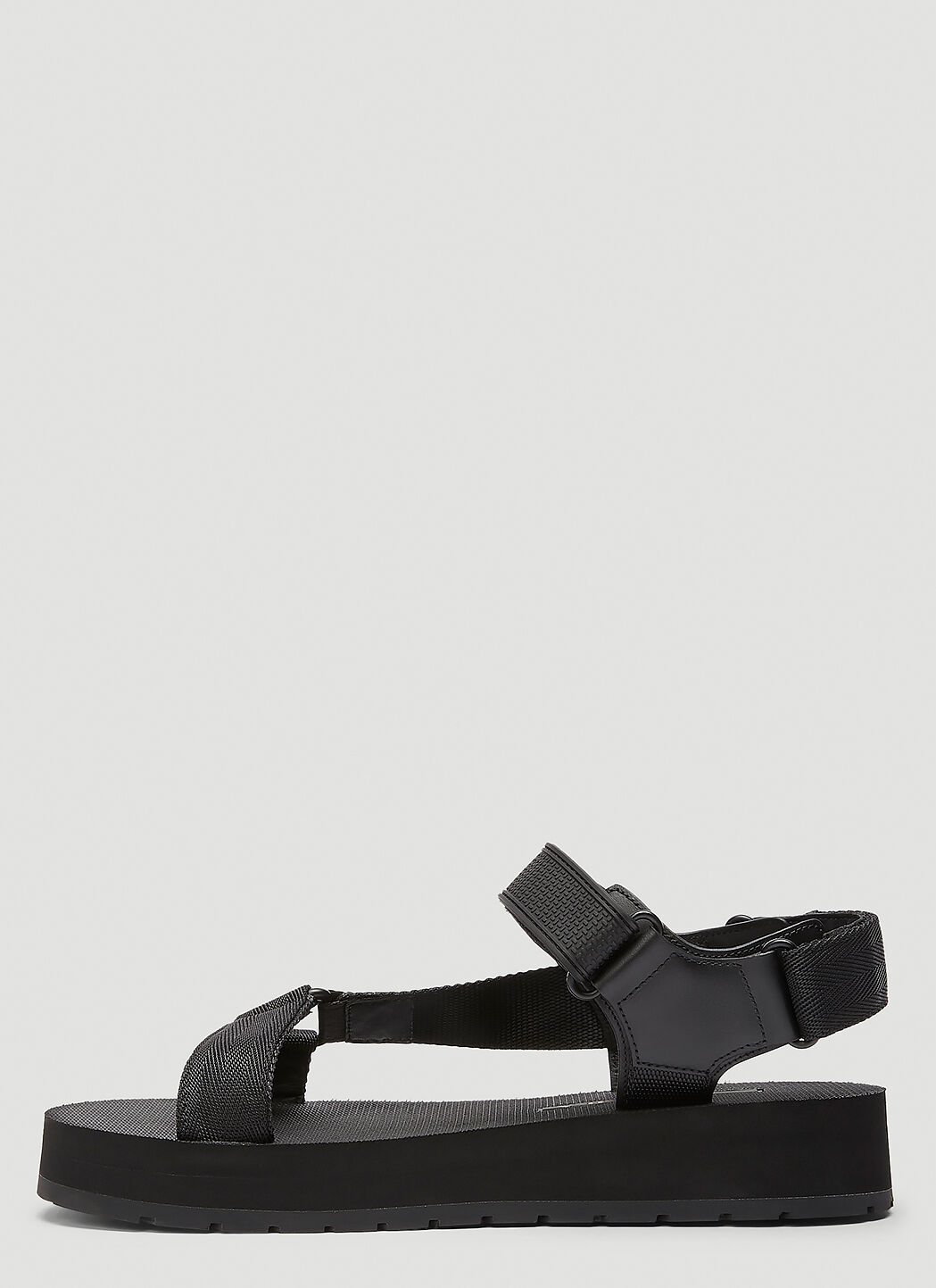 Prada Nomad Sandals in Black LN CC