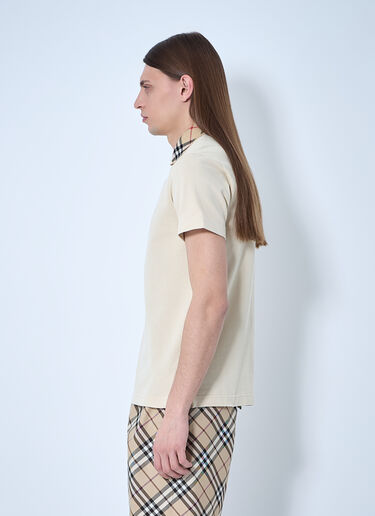 Burberry Cotton Polo Shirt Beige bur0159008