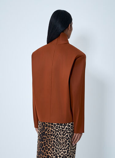 Saint Laurent Organza Top Red sla0262006