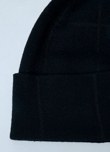 8 Moncler Palm Angels Logo Patch Beanie Hat Black mpa0359007