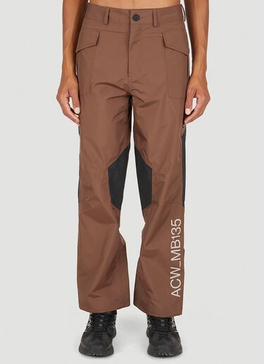 A-COLD-WALL* 3L Tech Pants Brown acw0149001