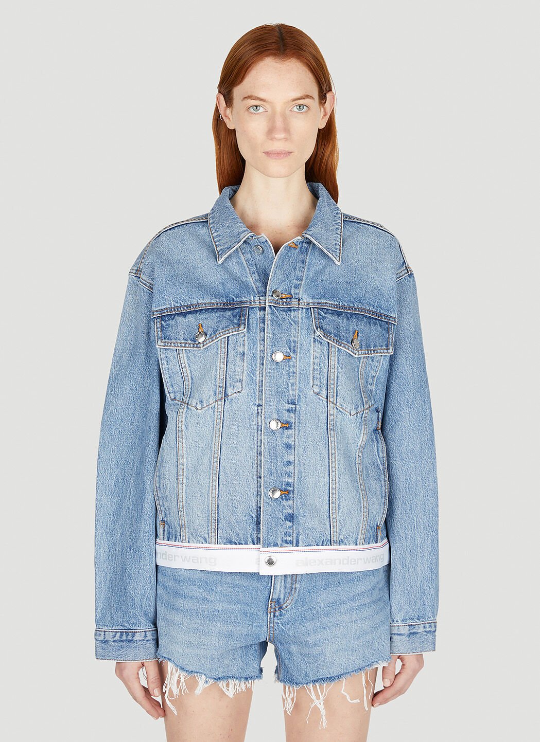 Alexander wang jean jacket discount