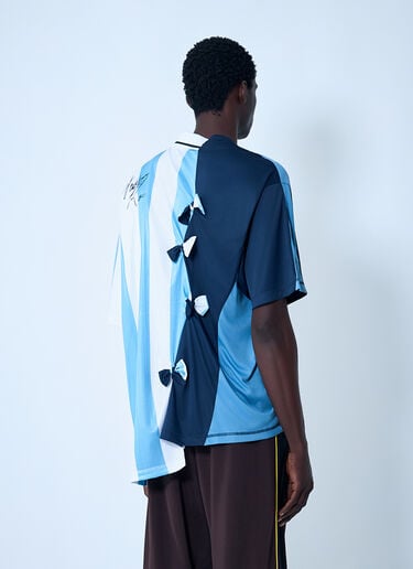 Logo Motif Football Top Martine Rose Logo Motif Football Top Blue mtr0162004
