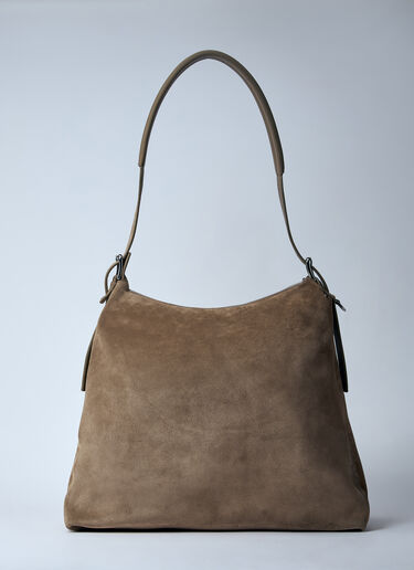 Lemaire Belted Tote Bag Khaki lem0260019