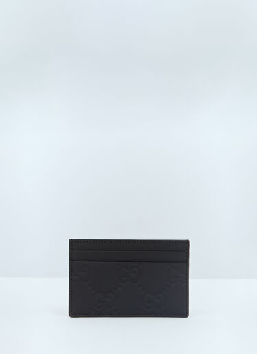 Gucci GG 고무 효과 카드홀더 블랙 guc0155115