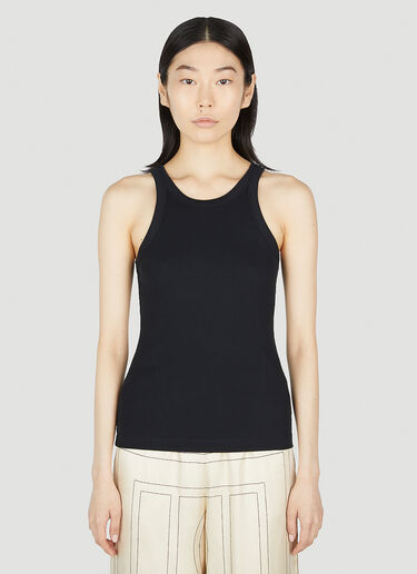 TOTEME Racer-Style Vest Top Black tot0251048