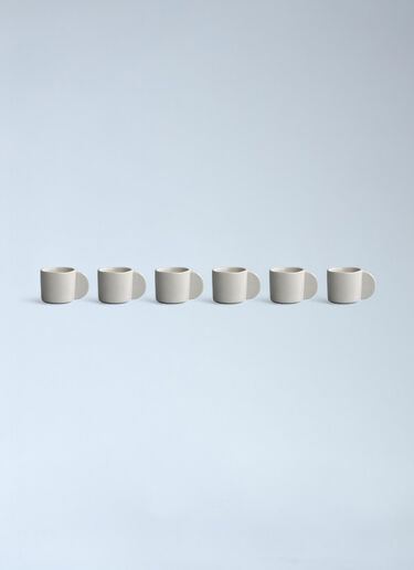 101 Copenhagen Set Of Six Native Espresso Cups Cream wps0691742