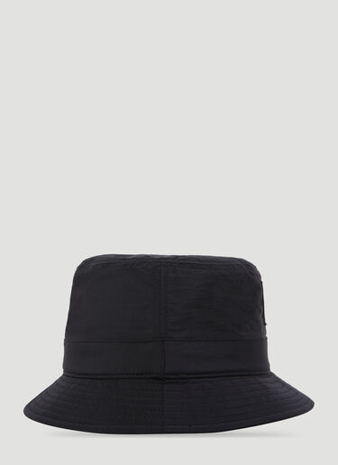 Stone Island Logo Patch Bucket Hat Black sto0154095