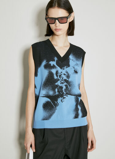 Eytys Rui Smoke Knit Vest Blue eyt0354013