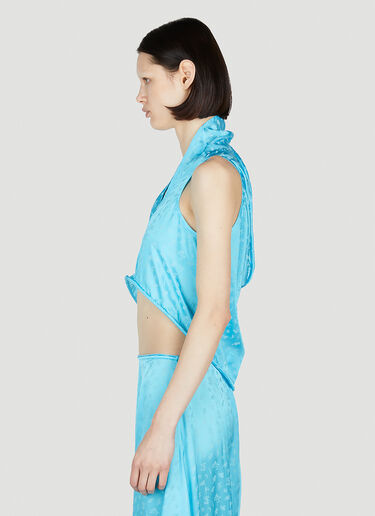 Heidi Sleeveless Top Kiko Kostadinov Heidi Sleeveless Top Blue kko0252005