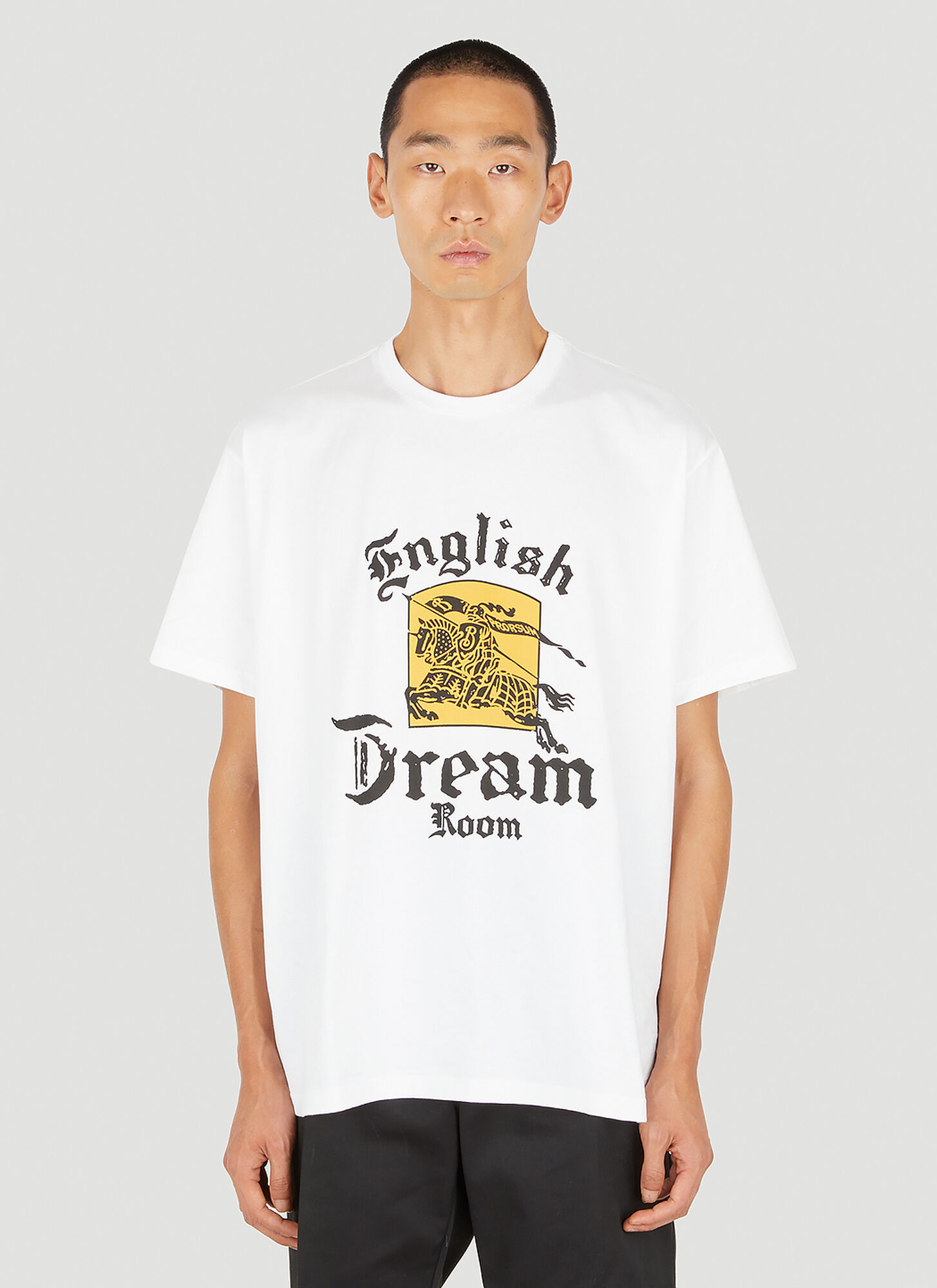 Burberry English Dream-print Cotton-jersey T-shirt In White