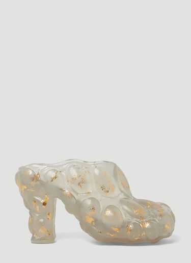 Bottega Veneta Murano Rubber Heel Clog Gold bov0254013