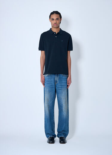 Noah 珠地棉 Polo 衫 藏蓝色 noa0160006
