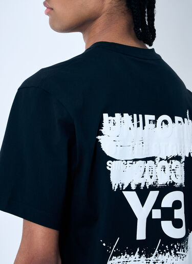 Y-3 Panel Construction T-Shirt Black yyy0160012