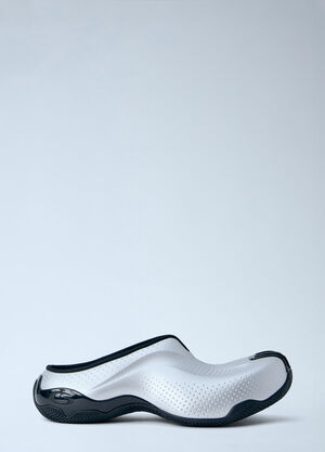 Balenciaga Basketball Mule Sneakers Silver bal0163012