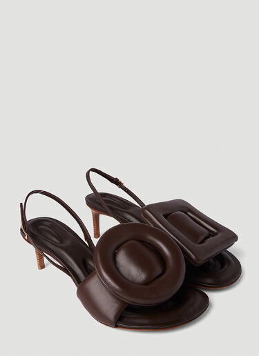 Jacquemus Les Sandales Cuscinu 高跟鞋 棕色 jac0250105