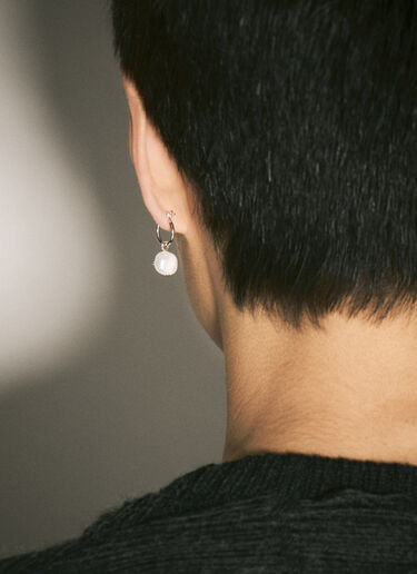 Vivienne Westwood Azul 单个圈形耳环 银色 vww0158014