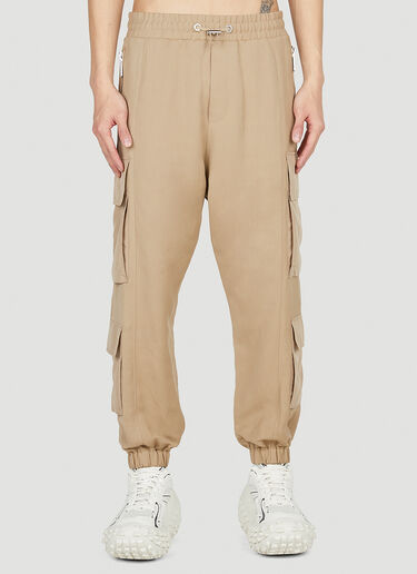 Tapered Cargo Pants Balmain Tapered Cargo Pants Beige bln0151023