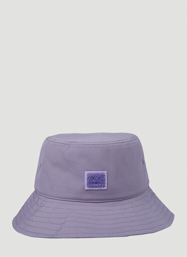 Acne Studios Face Patch Bucket Hat Lilac acn0351004