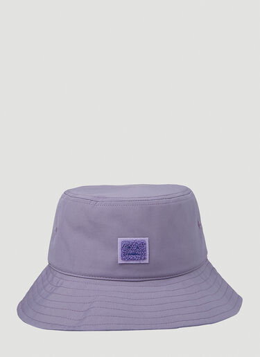 Face Patch Bucket Hat Acne Studios Face Patch Bucket Hat Lilac acn0351004