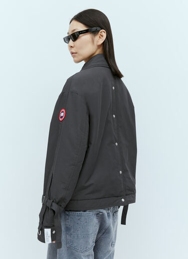 Padded Trucker Strap Jacket Canada Goose X Rokh Padded Trucker Strap Jacket Black cnr0253001