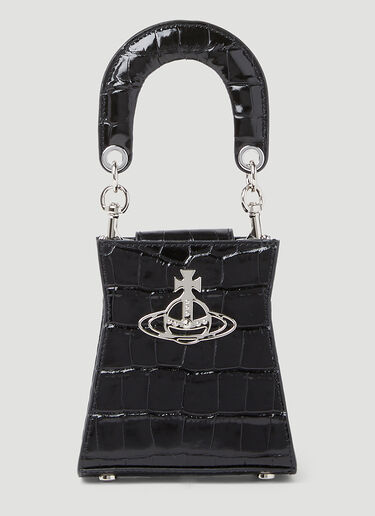 Vivienne Westwood 켈리 스몰 핸드백 블랙 vvw0253041