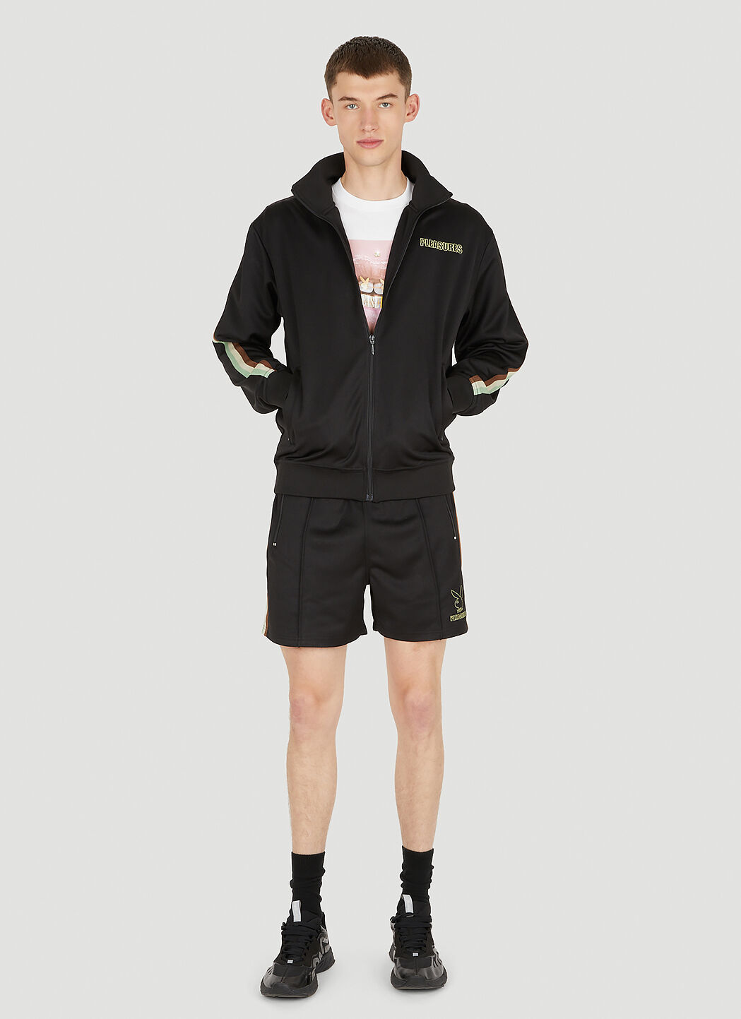 Pleasures x Playboy Wicked Track Jacket in Black LN CC