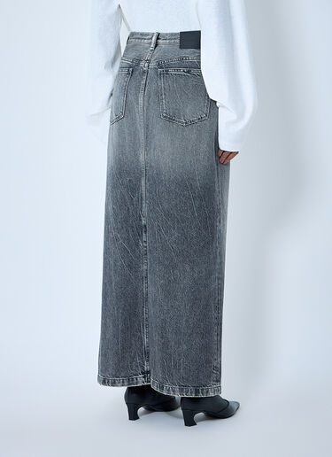 Acne Studios Denim Maxi Skirt Grey acn0263012