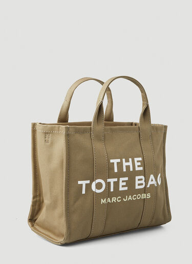 Marc Jacobs Logo Print Small Tote Bag Khaki mcj0247044