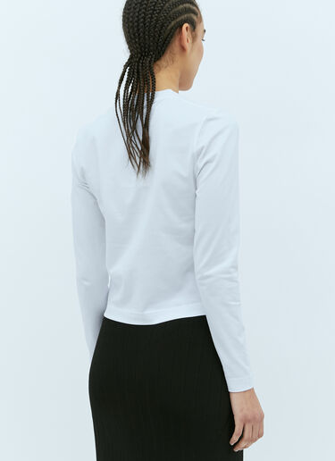 Jacquemus Le T-Shirt Gros Grain White jac0256036