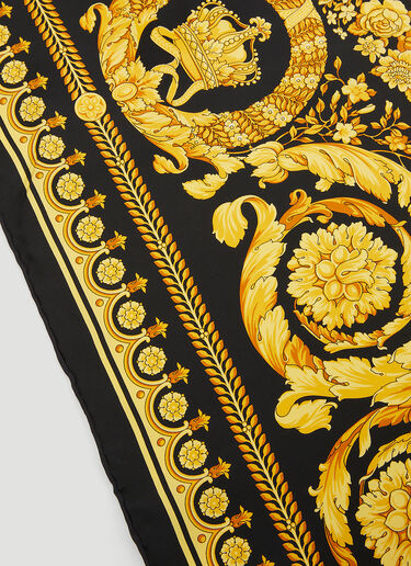 Versace Baroque Print Scarf Black vrs0249062
