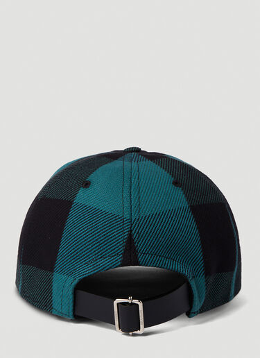 7 Moncler FRGMT Hiroshi Fujiwara Check Baseball Cap Blue mfr0251006
