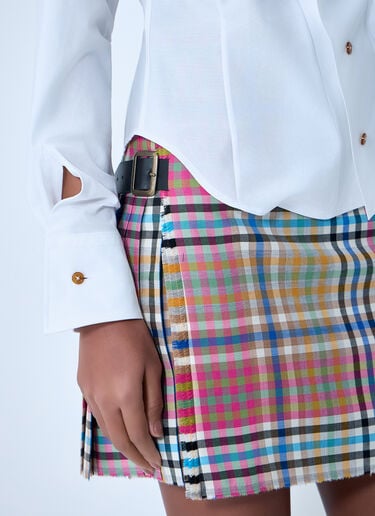 Vivienne Westwood Asymmetrical Button-Detail Shirt White vvw0263003