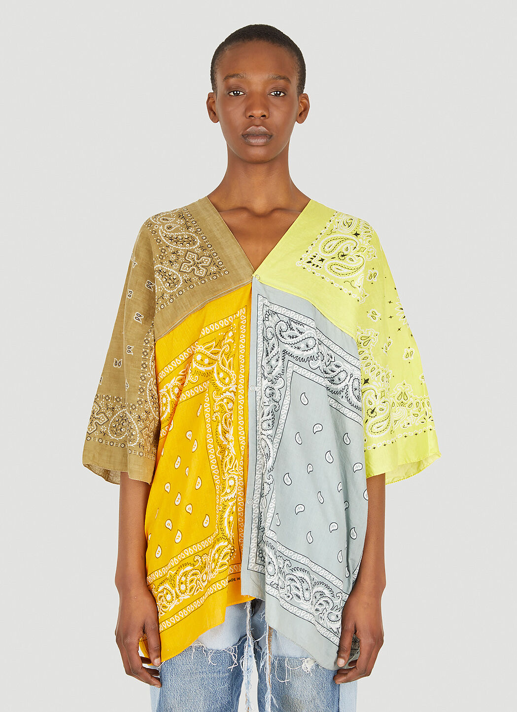 Yellow bandana top hotsell
